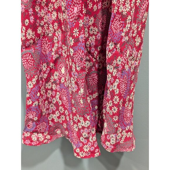 Vintage MONSOON Strappy Ditzy Floral Print Pink Midi Dress Y2K Women's Sz 6 - Picture 15 of 16